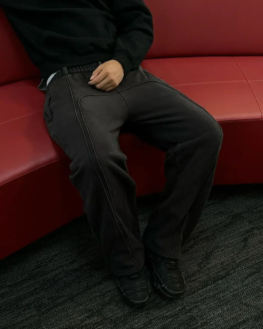 Oversized Lined Sweatpants Men