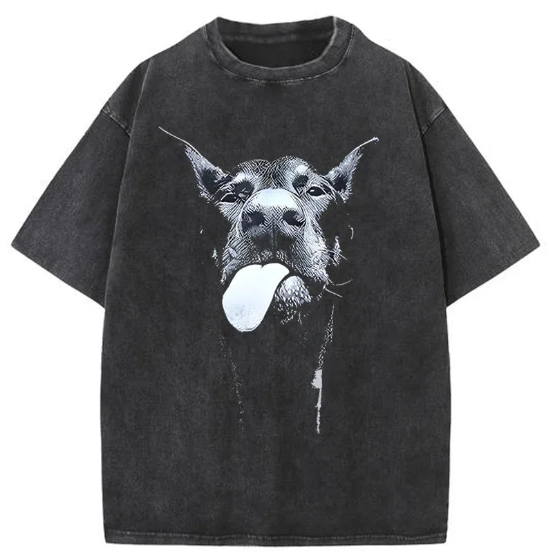 DAWG T-Shirt Vintage Washed Oversized