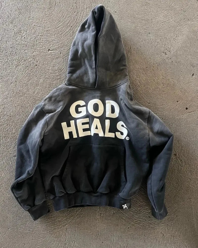 God Heals Oversized Hoodie