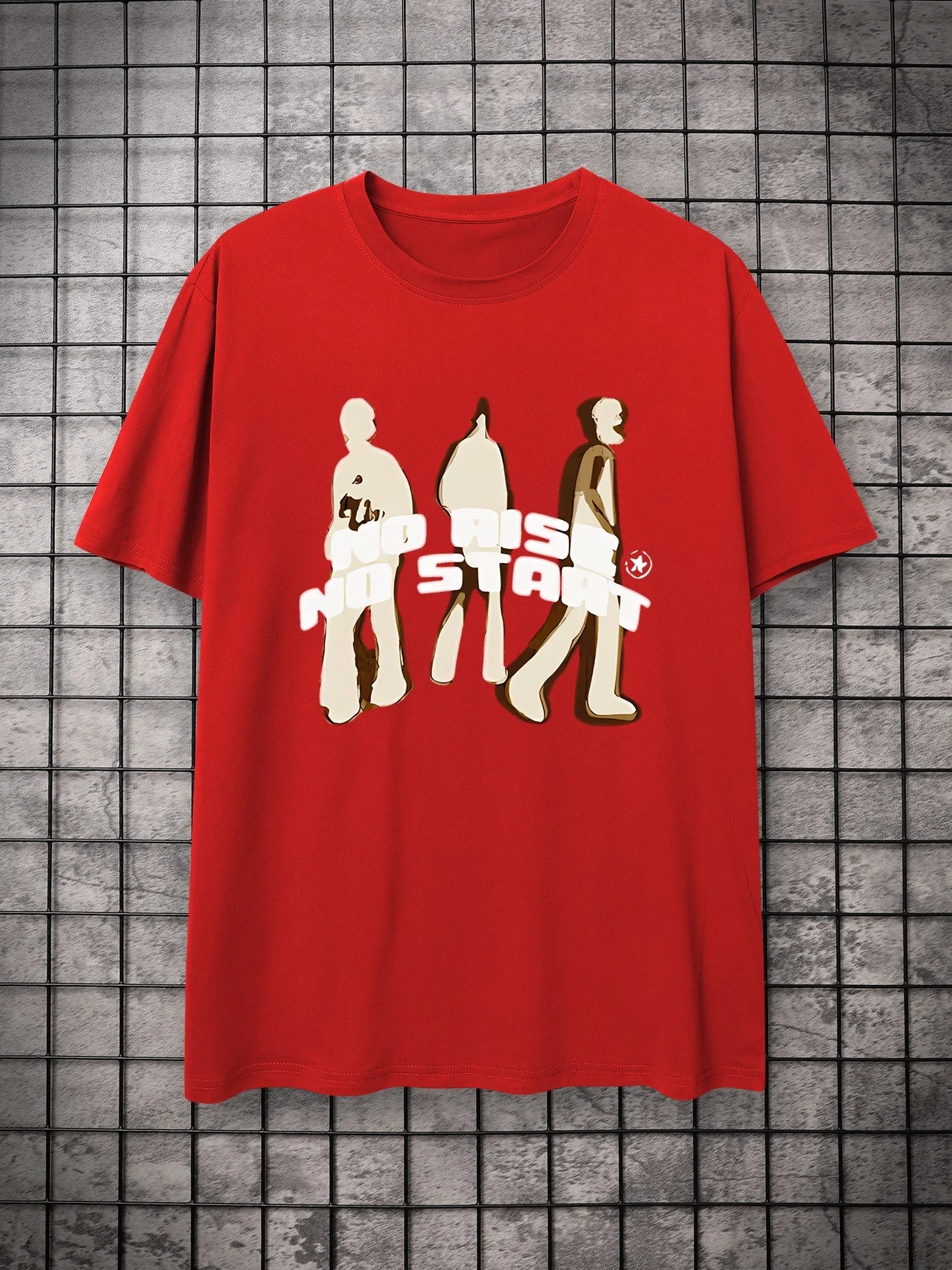 Oversized Graphic Tee : No rise No start