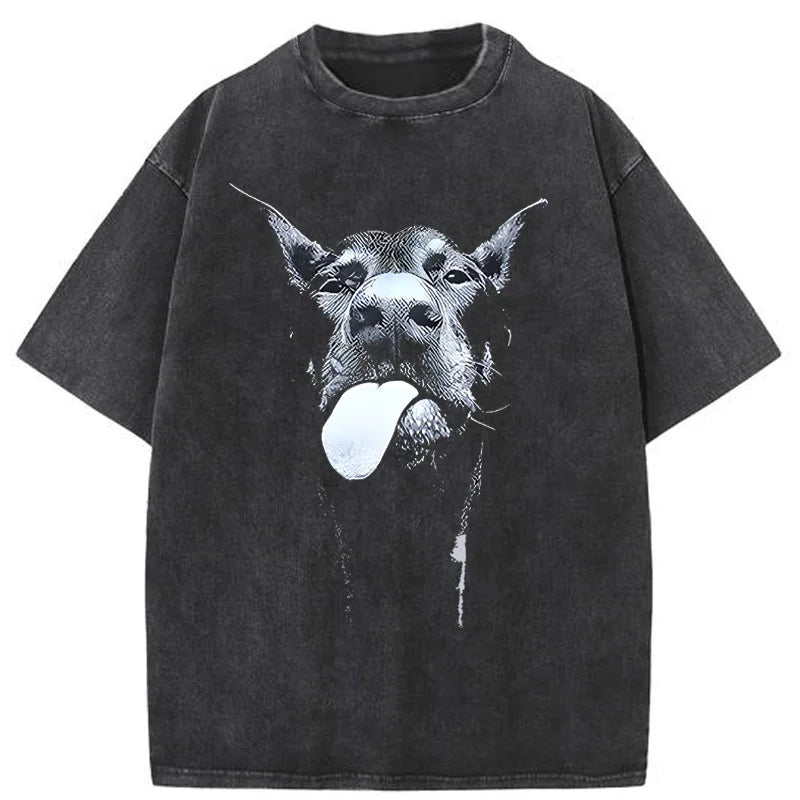 DAWG T-Shirt Vintage Washed Oversized