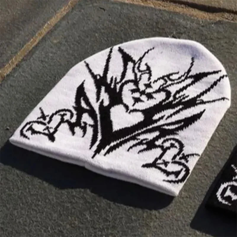 Y2k Knitted Beanie Korean Style