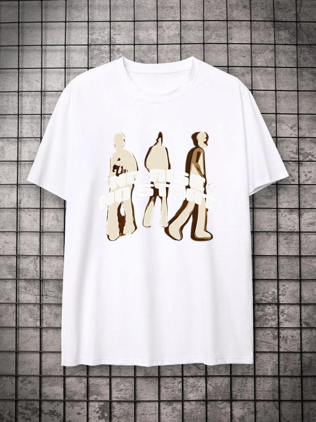 Oversized Graphic Tee : No rise No start