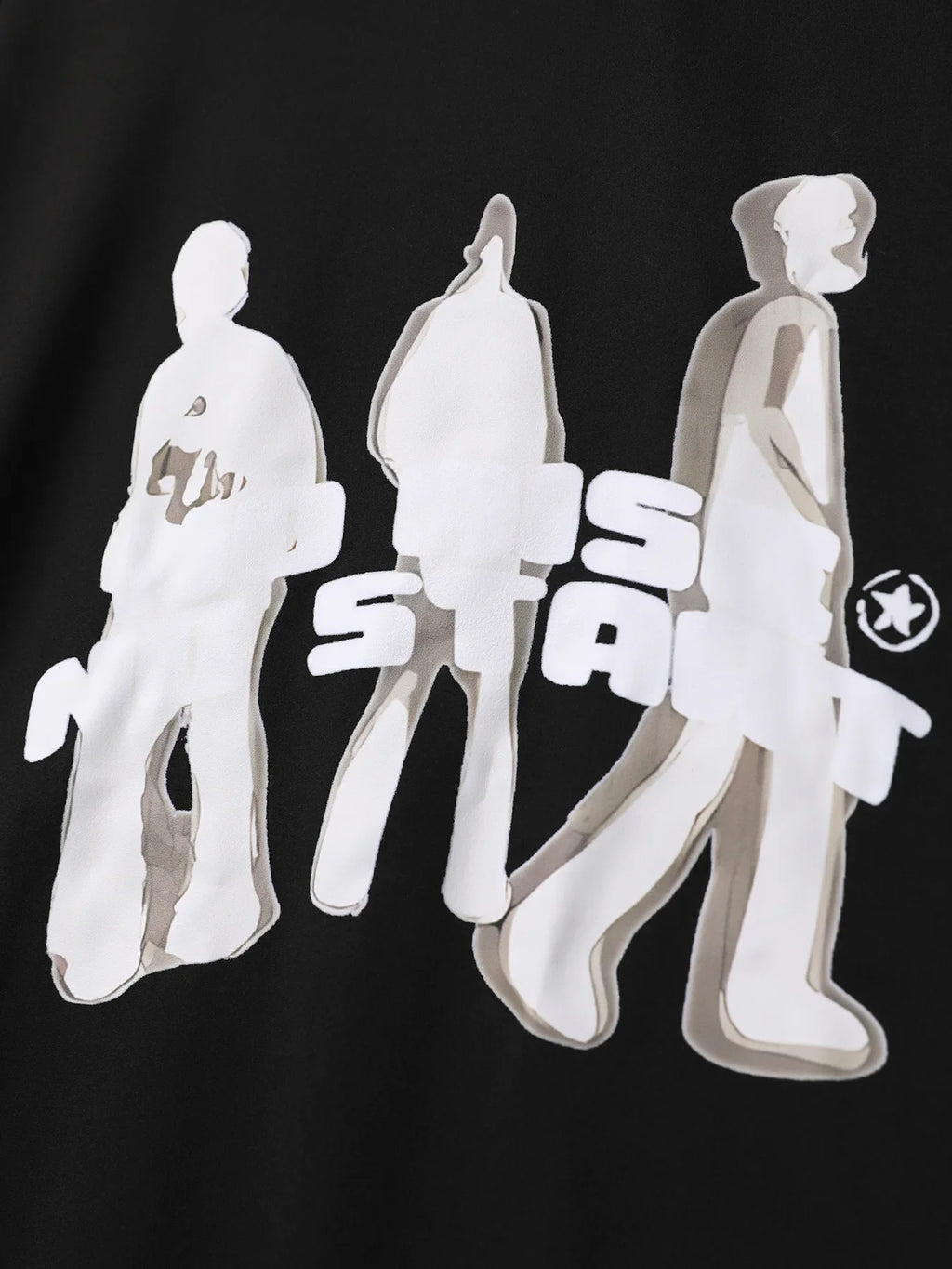 Oversized Graphic Tee : No rise No start