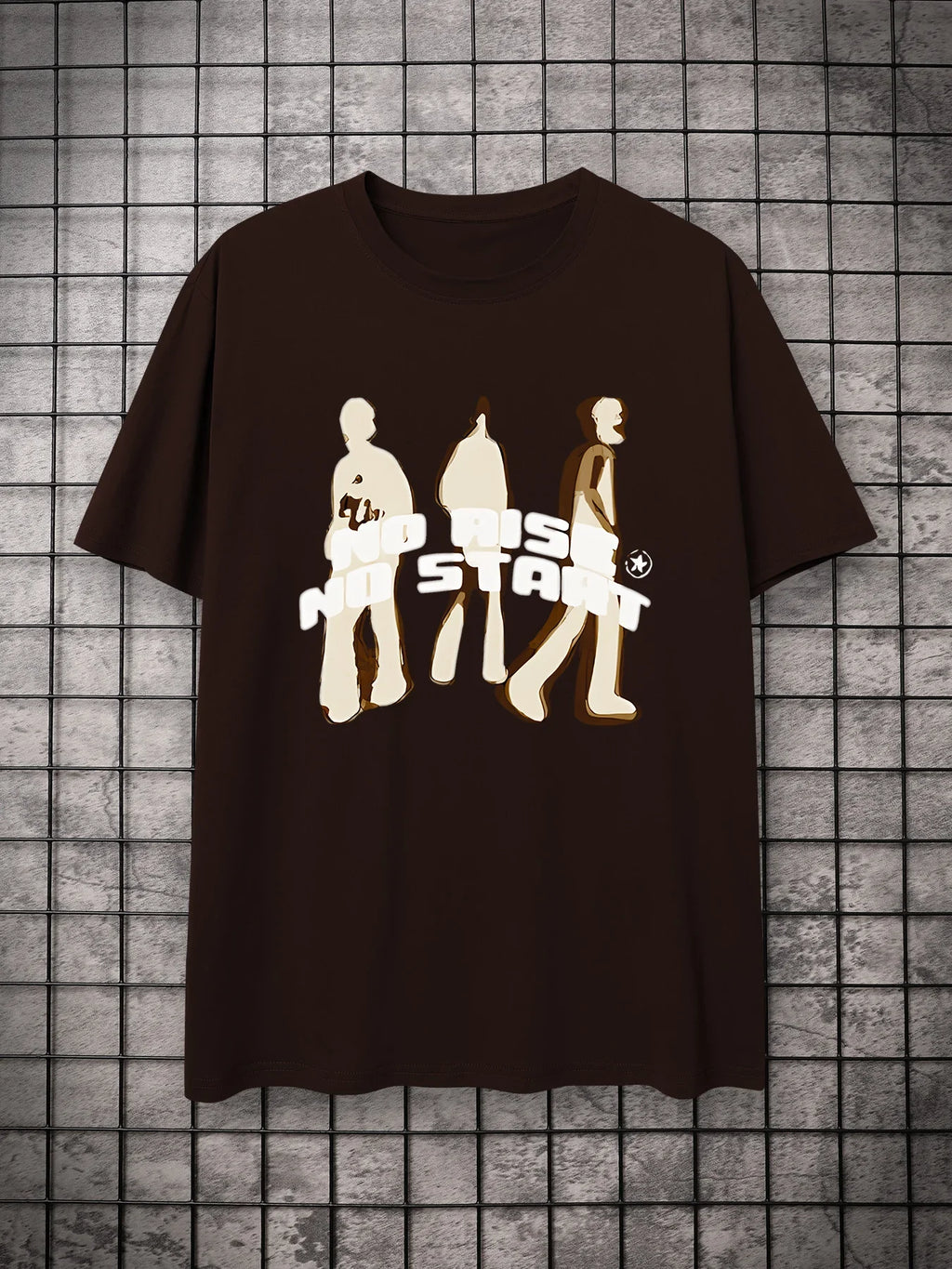 Oversized Graphic Tee : No rise No start