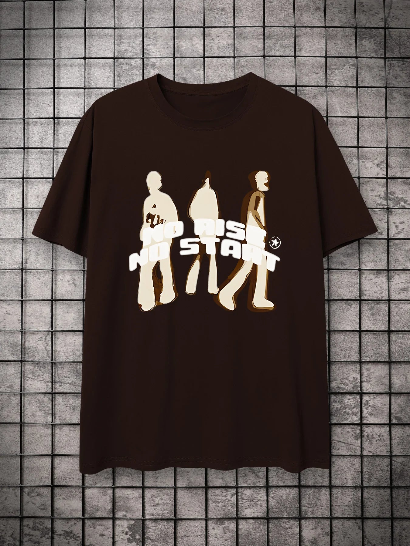 Oversized Graphic Tee : No rise No start