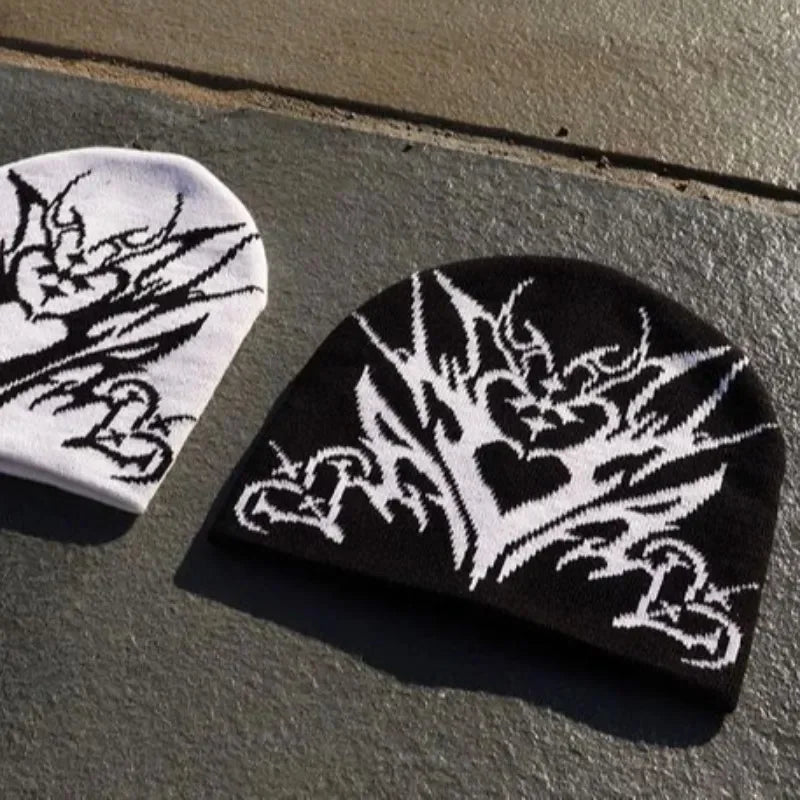 Y2k Knitted Beanie Korean Style