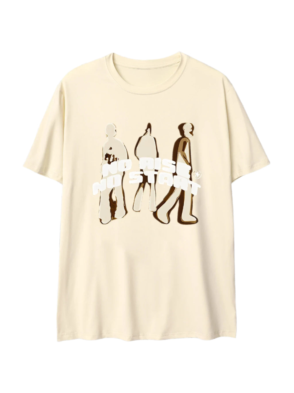 Oversized Graphic Tee : No rise No start