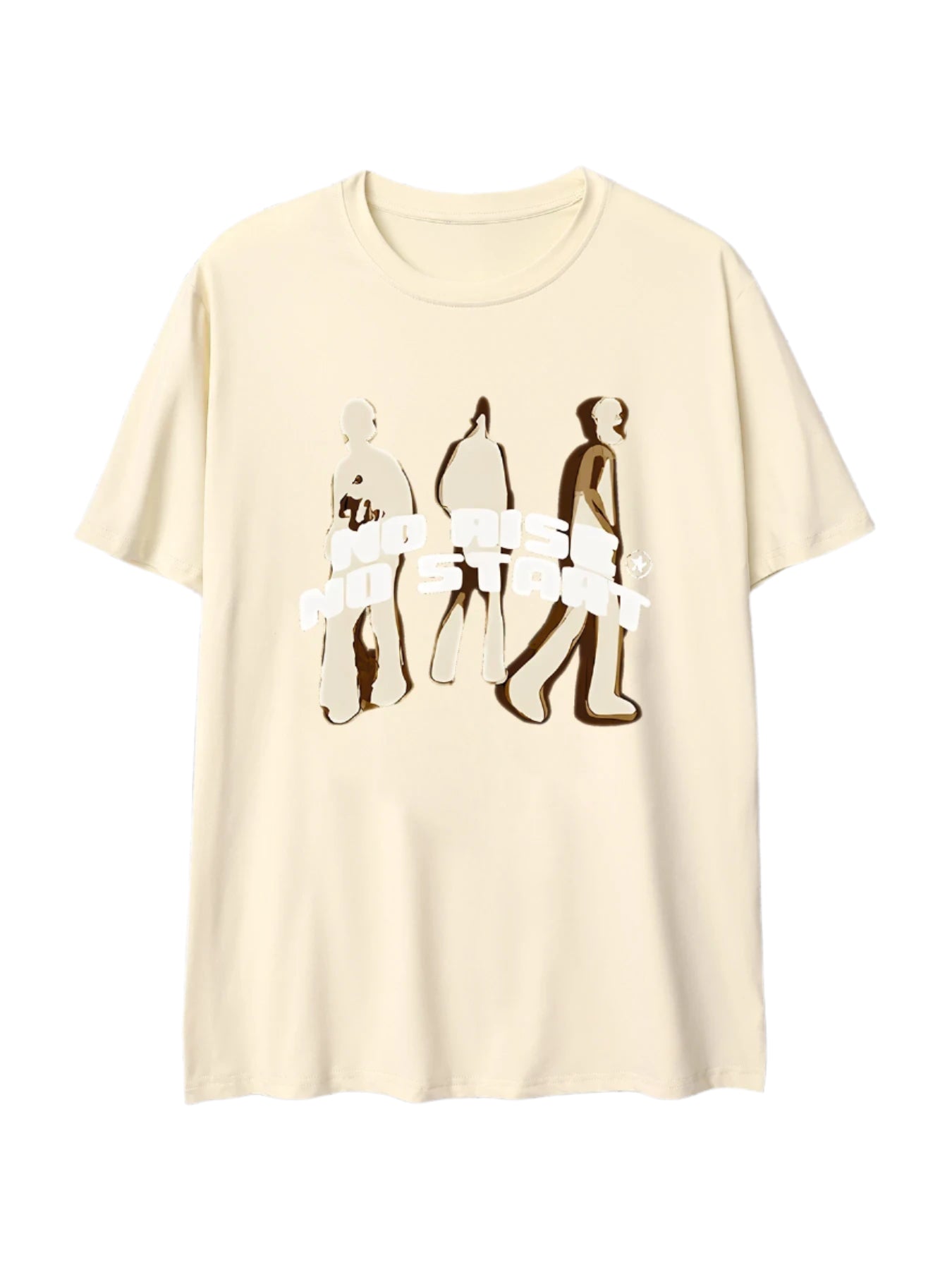 Oversized Graphic Tee : No rise No start